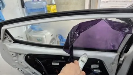 서울 동대문구 장안동 썬팅 아반떼 MD 레이노 F85 재시공, 25년 베테랑의 기포 없는 완벽한 솔루션 장안사 / 서울 성동구 용답동