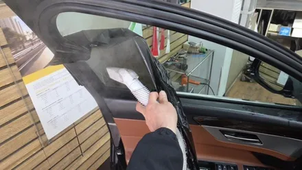 장안동썬팅 재시공 전문 장안사 [Jaguar ] 전면 클리프디자인 반사35%  디텍15% 완벽 시공 후기 / 서울 성동구 용답동