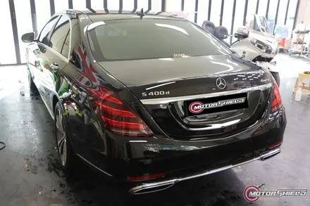 [대전랩핑] 벤츠 S400D 화이트펄 전체랩핑 시공기 / 대전 유성