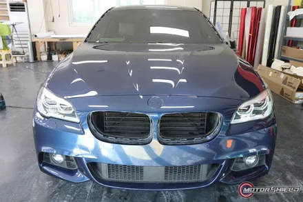 [대전랩핑] 모터쉴드 BMW 520D 화이트펄 전체랩핑 시공기 / 대전 유성