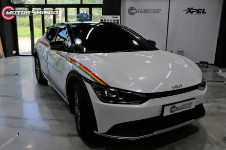 스포티함과 일체감을 주는 인기 원 탑 시공 KIA EV6 루프스킨 by 대전랩핑 & 대전PPF 모터쉴드 / 대전 유성구