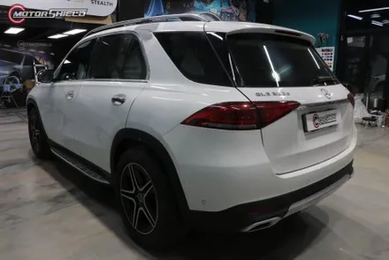 벤츠 GLE 300d 3M 사틴 펄 화이트 전체랩핑 시공by 대전랩핑 & 대전PPF 모터쉴드 / 대전 유성구