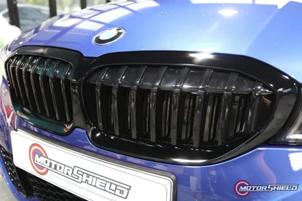 [대전랩핑, 대전PPF] BMW3시리즈 헤드라이트PPF, 그릴 랩핑 by 모터쉴드 / 대전 유성구