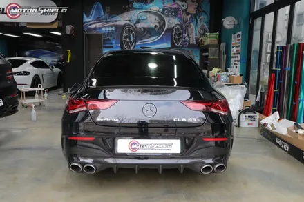 벤츠 CLA 45s AMG 크롬딜리트&포인트랩핑by 대전랩핑 & 대전PPF 모터쉴드 / 대전 유성구