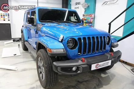 우직한 차량의 기준 투박한 멋이 진짜!! JEEP 랭글러 그릴, 휠 랩핑by 대전랩핑 & 대전PPF 모터쉴드 / 대전 유성구