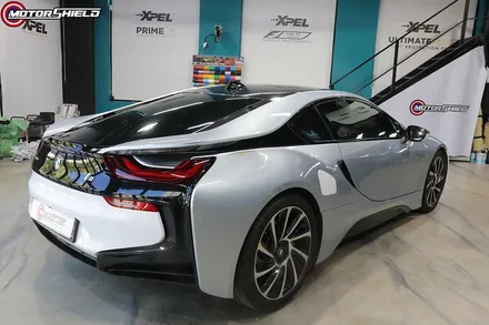 BMW i8 3M 사틴 프로즌 바닐라 전체랩핑 by 대전랩핑 & 대전PPF 모터쉴드 / 대전 유성