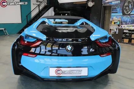 BMW i8 에이버리 사틴블랙 전체랩핑 시공by 대전랩핑 & 대전PPF 모터쉴드 / 대전 유성