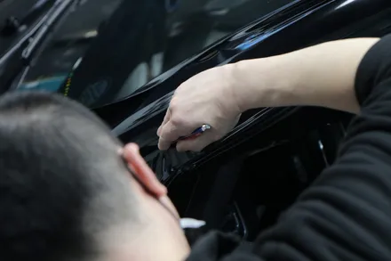 BMW X6 LB 피아노 블랙 유광 전체 랩핑 고광택 시공 전체 시공by 대전랩핑 & 대전PPF 모터쉴드 / 대전 유성구