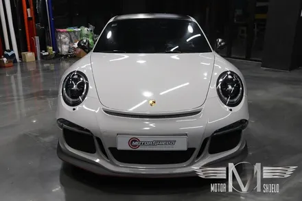 포르쉐 911GT3 글로스그레이 유광 전체랩핑 & 카본 랩핑 [대전 랩핑 PPF 모터쉴드] / 대전 유성구