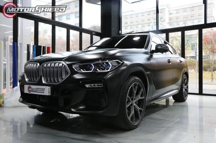 쿠페형 SUV의 근본 BMW X6에 스포티함을 더하다. 사틴블랙 전체랩핑 by 대전랩핑 & 대전PPF 모터쉴드 / 대전 유성구
