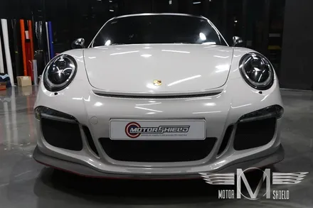포르쉐 911GT3 글로스그레이 유광 전체랩핑 & 카본 랩핑 [대전 랩핑 PPF 모터쉴드] / 대전 유성구