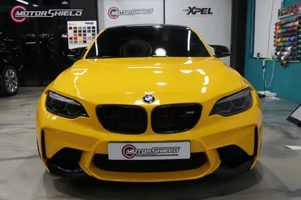 이젠 눈으로도 즐겁자! 내차를 즐기는 또 하나의 방법 BMW M2 3M 썬플라워 옐로우 유광 전체랩핑 by 대전랩핑 & 대전PPF 모터쉴드 / 대전 유성구