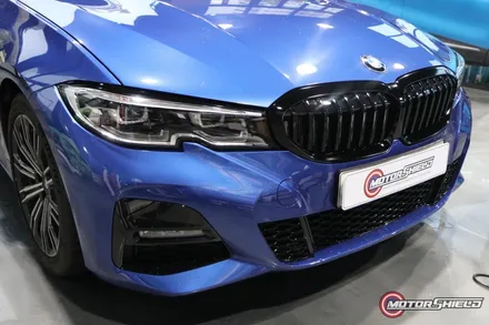[대전랩핑, 대전PPF] BMW3시리즈 헤드라이트PPF, 그릴 랩핑 by 모터쉴드 / 대전 유성구