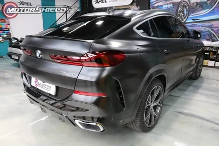 쿠페형 SUV의 근본 BMW X6에 스포티함을 더하다. 사틴블랙 전체랩핑 by 대전랩핑 & 대전PPF 모터쉴드 / 대전 유성구