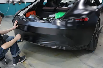 메르세데스 벤츠 AMG GTs 텍랩 네이비 블랙 전체랩핑by 대전랩핑 & 대전PPF 모터쉴드 / 대전 유성구