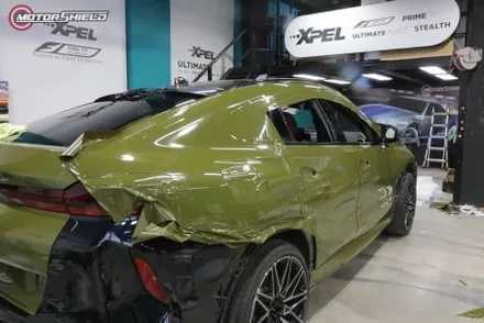 BMW X6 텍랩 HD 카키그린 전체랩핑by 대전랩핑 & 대전PPF 모터쉴드 / 대전 유성
