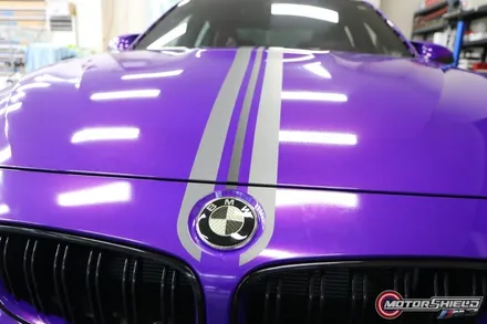 모터쉴드 BMW M3 퍼플 전체랩핑 / 대전 유성