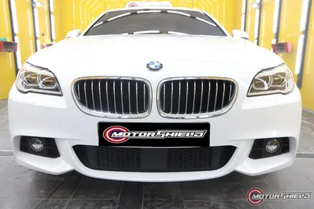 [대전랩핑] 모터쉴드 BMW 520D 화이트펄 전체랩핑 시공기 / 대전 유성