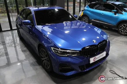 [대전랩핑, 대전PPF] BMW3시리즈 헤드라이트PPF, 그릴 랩핑 by 모터쉴드 / 대전 유성구