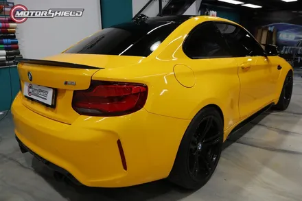 이젠 눈으로도 즐겁자! 내차를 즐기는 또 하나의 방법 BMW M2 3M 썬플라워 옐로우 유광 전체랩핑 by 대전랩핑 & 대전PPF 모터쉴드 / 대전 유성구