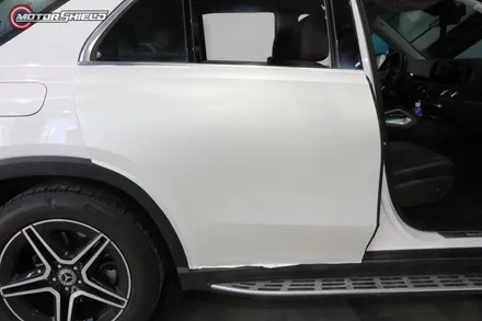벤츠 GLE 300d 3M 사틴 펄 화이트 전체랩핑 시공by 대전랩핑 & 대전PPF 모터쉴드 / 대전 유성구