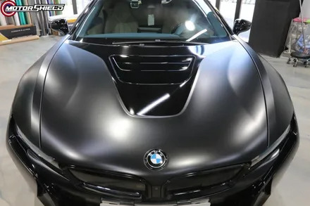 BMW i8 에이버리 사틴블랙 전체랩핑 시공by 대전랩핑 & 대전PPF 모터쉴드 / 대전 유성