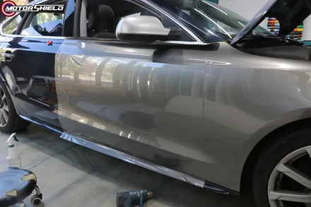 아우디 A5 텍랩 HD 고광택 바이브런트 니켈 전체랩핑 시공by 대전랩핑 & 대전PPF 모터쉴드 / 대전 유성