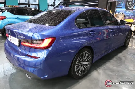 [대전랩핑, 대전PPF] BMW3시리즈 헤드라이트PPF, 그릴 랩핑 by 모터쉴드 / 대전 유성구