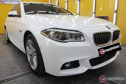 [대전랩핑] 모터쉴드 BMW 520D 화이트펄 전체랩핑 시공기 / 대전 유성