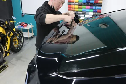 BMW X6 LB 피아노 블랙 유광 전체 랩핑 고광택 시공 전체 시공by 대전랩핑 & 대전PPF 모터쉴드 / 대전 유성구