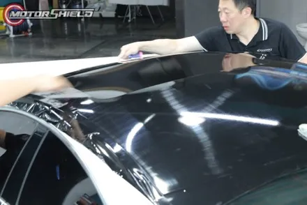 벤츠 CLS63 3M 글로스 블랙 루프스킨 재시공 by 대전랩핑 & 대전PPF 모터쉴드 / 대전 유성구
