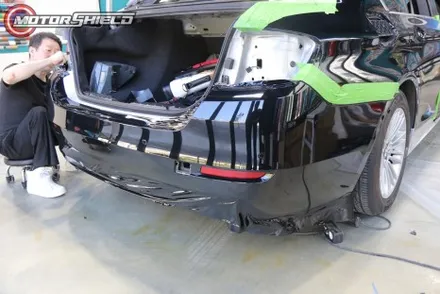 BMW 520D LB필름 고광택 유광 블랙 전체 랩핑 by 대전랩핑 & 대전PPF 모터쉴드 / 대전 유성구