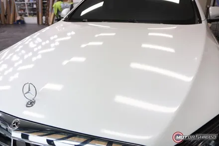 [대전랩핑] 벤츠 S400D 화이트펄 전체랩핑 시공기 / 대전 유성
