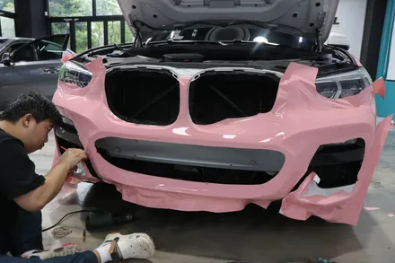 BMW X4 이노즈텍 체리 블라썸 전체 랩핑 by 대전랩핑 & 대전PPF 모터쉴드 / 대전 유성구