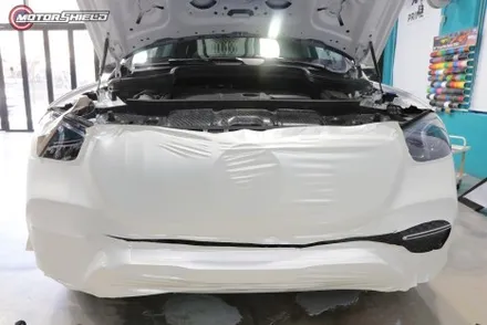 벤츠 GLE 300d 3M 사틴 펄 화이트 전체랩핑 시공by 대전랩핑 & 대전PPF 모터쉴드 / 대전 유성구