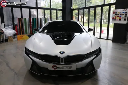 BMW i8 3M 사틴 프로즌 바닐라 전체랩핑 by 대전랩핑 & 대전PPF 모터쉴드 / 대전 유성