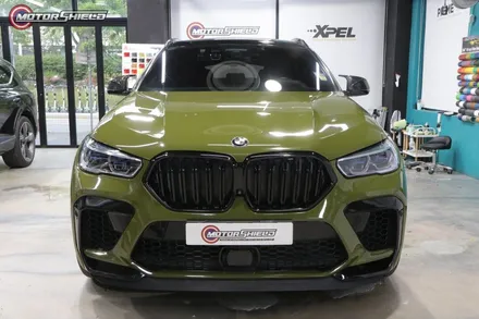 BMW X6 텍랩 HD 카키그린 전체랩핑by 대전랩핑 & 대전PPF 모터쉴드 / 대전 유성