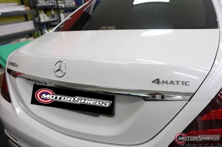 [대전랩핑] 벤츠 S400D 화이트펄 전체랩핑 시공기 / 대전 유성