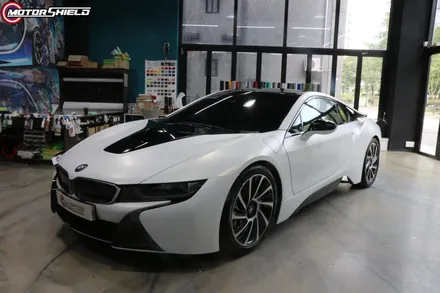 BMW i8 3M 사틴 프로즌 바닐라 전체랩핑 by 대전랩핑 & 대전PPF 모터쉴드 / 대전 유성