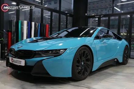 하이브리드란 이런 것인가?!BMW I8 아쿠아 블루 전체랩핑 by 대전랩핑 & 대전PPF 모터쉴드 / 대전 유성구