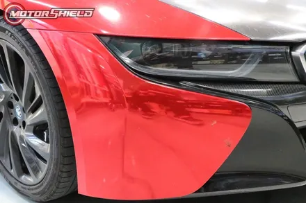 블랙 앤 화이트 정석 조합 BMW I8 사틴 화이트 유광 블랙 투톤 전체 랩핑by 대전랩핑 & 대전PPF 모터쉴드 / 대전 유성구