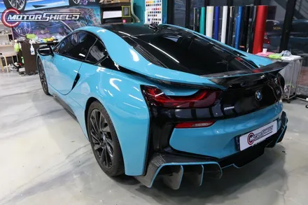 하이브리드란 이런 것인가?!BMW I8 아쿠아 블루 전체랩핑 by 대전랩핑 & 대전PPF 모터쉴드 / 대전 유성구