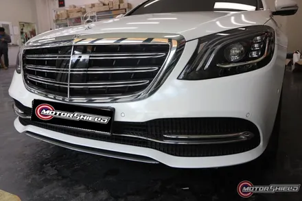 [대전랩핑] 벤츠 S400D 화이트펄 전체랩핑 시공기 / 대전 유성