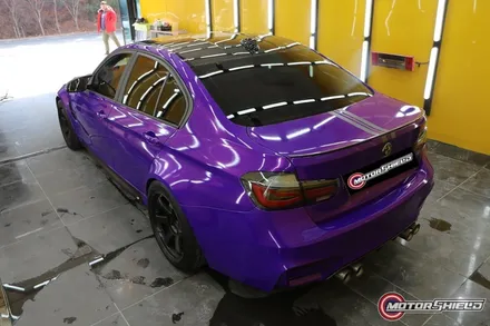 모터쉴드 BMW M3 퍼플 전체랩핑 / 대전 유성