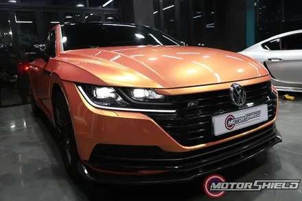 폭스바겐 아테온 코랄피치 전체랩핑 / 대전 유성구