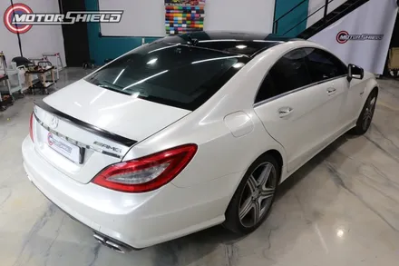 벤츠 CLS63 3M 글로스 블랙 루프스킨 재시공 by 대전랩핑 & 대전PPF 모터쉴드 / 대전 유성구