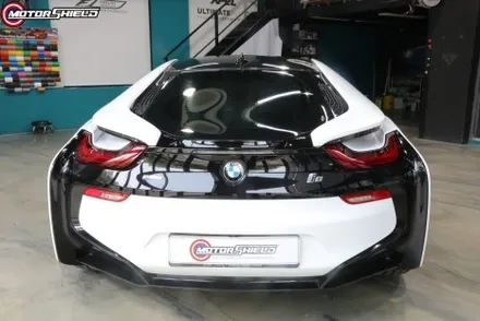 BMW i8 3M 사틴 프로즌 바닐라 전체랩핑 by 대전랩핑 & 대전PPF 모터쉴드 / 대전 유성