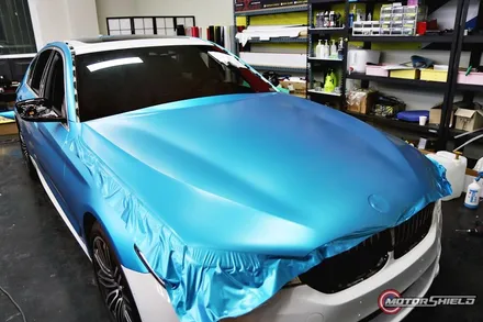 [대전랩핑] BMW 530i (G30) 새틴블루 전체 랩핑 / 대전 유성