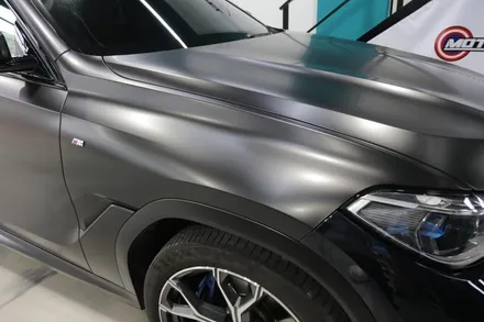 BMW X6 LB 피아노 블랙 유광 전체 랩핑 고광택 시공 전체 시공by 대전랩핑 & 대전PPF 모터쉴드 / 대전 유성구