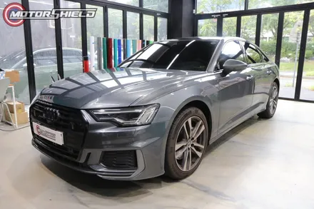 아우디 A6(C8) 전체 크롬 딜리트 텍랩 HD글로스 블랙 by 대전랩핑 & 대전PPF 모터쉴드 / 대전 유성구